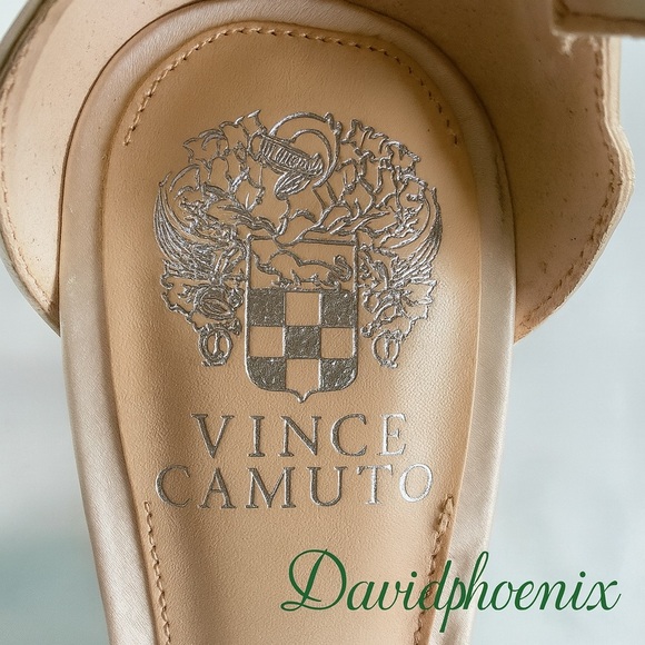 Vince Camuto Crem Heeled Sandals - Picture 2 of 8